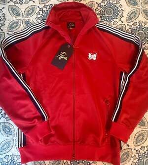 Needles Poly Smooth Track Jacket Red EJ197B